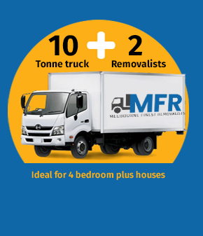 MFR 10 tonne truck with two removalists