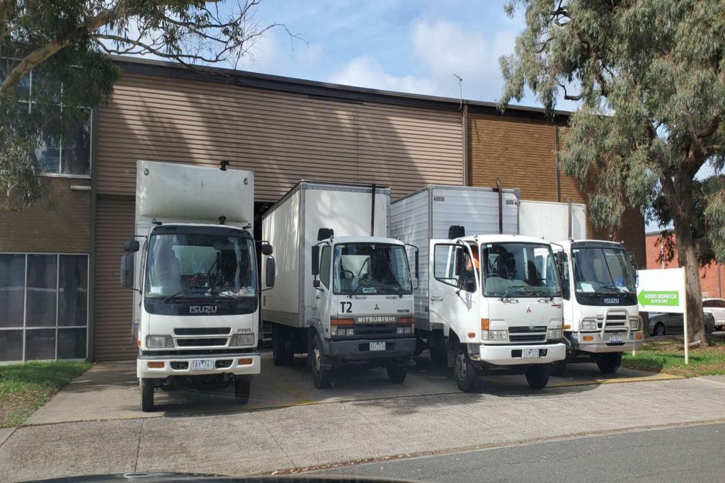 Melbourne Finest Removalists truck fleet